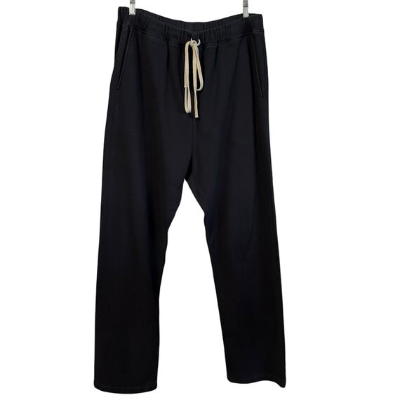 Fear of God Drawstring Straight Leg 100% Cotton Track Pants Made in USA Sz XXL - Picture 4 of 9